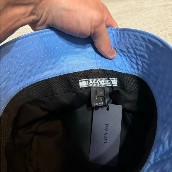 Prada Blue Bucket Hat